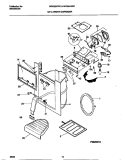 ICE & WATER DISPENSER Diagram and Parts List for WRS22WRCW2  Frigidaire Refrigerator