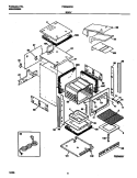 BODY Diagram and Parts List for FGB500CESA  Frigidaire Wall Oven