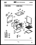 LOWER BODY PARTS Diagram and Parts List for 72-3657-23-02  Tappan Range