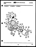 CABINET AND COMPONENT PARTS Diagram and Parts List for DG500KXW2  Frigidaire Dryer