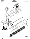 CONTROL PANEL Diagram and Parts List for FEB789WCCG  Frigidaire Wall Oven