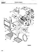 I & W DISPENSER (DOOR) Diagram and Parts List for FRS26WRBD1  Frigidaire Refrigerator