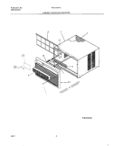Part Location Diagram of 309631404 Frigidaire Air Filter