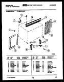 CABINET AND INSTALLATION PARTS Diagram and Parts List for MH310H1QB  Kelvinator Air Conditioner