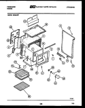 BODY PARTS Diagram and Parts List for RG34NW1  Frigidaire Range