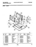 COMPRESSOR Diagram and Parts List for 6HA601C  Frigidaire Air Conditioner