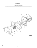 AIR HANDLING PARTS Diagram and Parts List for FAC052J7A3  Frigidaire Air Conditioner