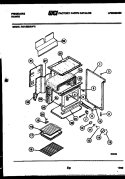 BODY PARTS Diagram and Parts List for RGC32BAW2  Frigidaire Range