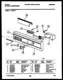 Part Location Diagram of 154051509 Frigidaire PANEL-CONTROL