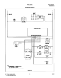 WIRING SCHEMATIC Diagram and Parts List for FGFL88ASA  Frigidaire Range