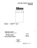 COVER Diagram and Parts List for GWT1149AS0  Gibson Washer