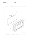 DOOR Diagram and Parts List for CFC07M1HW1  Uni Freezer