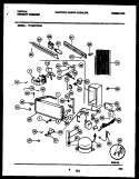 SYSTEM AND ELECTRICAL PARTS Diagram and Parts List for TFU20F7BW0  Tappan Freezer
