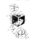 INNER TUB COMPONENTS Diagram and Parts List for SU900DXR5  Frigidaire Dishwasher