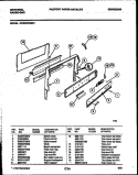 Part Location Diagram of 316043503 Frigidaire DISCONTINUED