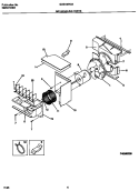 AIR HANDLING PARTS Diagram and Parts List for GAS188Y2A1  Gibson Air Conditioner