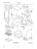 BODY Diagram and Parts List for CWEF310GSE  Crosley Range