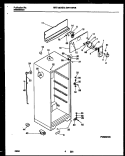 CABINET PARTS Diagram and Parts List for MRT18FNBY0  Uni Refrigerator