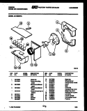 AIR HANDLING PARTS Diagram and Parts List for AK18E6RVA  Gibson Air Conditioner