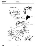CONTROLS Diagram and Parts List for FRS24ZRGW0  Frigidaire Refrigerator