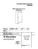 COVER Diagram and Parts List for FFU17FK1CW0  Frigidaire Freezer