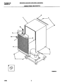 CABINET FRONT AND WRAPPER Diagram and Parts List for MDD50WG1  Gibson Dehumidifier