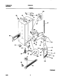 CABINET Diagram and Parts List for FRS24ZGGB1  Frigidaire Refrigerator