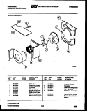 AIR HANDLING PARTS Diagram and Parts List for AR27NS5L1  Frigidaire Air Conditioner