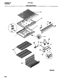 Part Location Diagram of 5303310496 Frigidaire TRIVET-SHELF