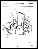 POWER DRY AND MOTOR PARTS Diagram and Parts List for DW5200A1  Frigidaire Dishwasher