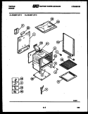 BODY PARTS Diagram and Parts List for 30-2537-66-03  Tappan Range