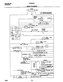 WIRING SCHEMATIC Diagram and Parts List for FRS26WQHW2  Frigidaire Refrigerator