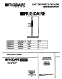 COVER Diagram and Parts List for FRS22WNBD1  Frigidaire Refrigerator