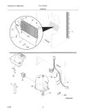 SYSTEM Diagram and Parts List for FFU17F5HWC  Frigidaire Freezer