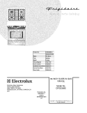 COVER Diagram and Parts List for CPGS389EC5  Frigidaire Range