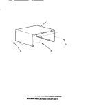 CABINET SHELL Diagram and Parts List for MCT1550C0  Frigidaire Microwave