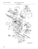 OVEN/CABINET Diagram and Parts List for FGBM185KWB  Frigidaire Microwave