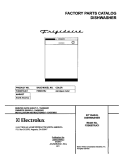 COVER Diagram and Parts List for FDB657RJC1  Frigidaire Dishwasher