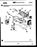 POWER CONTROL Diagram and Parts List for MCT1375L1  Frigidaire Microwave