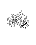 BACKGUARD Diagram and Parts List for 31-4968-23-03  Tappan Range