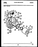 CABINET AND COMPONENT PARTS Diagram and Parts List for 47-2351-00-01  Tappan Dryer