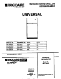 COVER Diagram and Parts List for MRT15DRCY0  Frigidaire Refrigerator