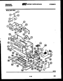 BODY PARTS Diagram and Parts List for MVH1190E1  Frigidaire Microwave