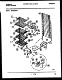 SYSTEM AND ELECTRICAL PARTS Diagram and Parts List for MFU09M2BW0  Uni Freezer