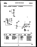 BURNER, MANIFOLD AND GAS CONTROL Diagram and Parts List for 14-3632-23-06  Tappan Cooktop