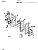 CONTROL PANEL Diagram and Parts List for TEO356BFD1  Tappan Range