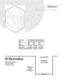 COVER Diagram and Parts List for CDG7500KR0  Crosley Dryer
