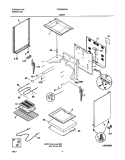 BODY Diagram and Parts List for TEF303AWA  Tappan Range