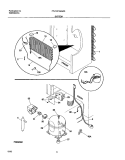 SYSTEM Diagram and Parts List for FFU14FC4AW3  Frigidaire Freezer