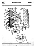 SYSTEM Diagram and Parts List for UL2483ECW4  Frigidaire Freezer